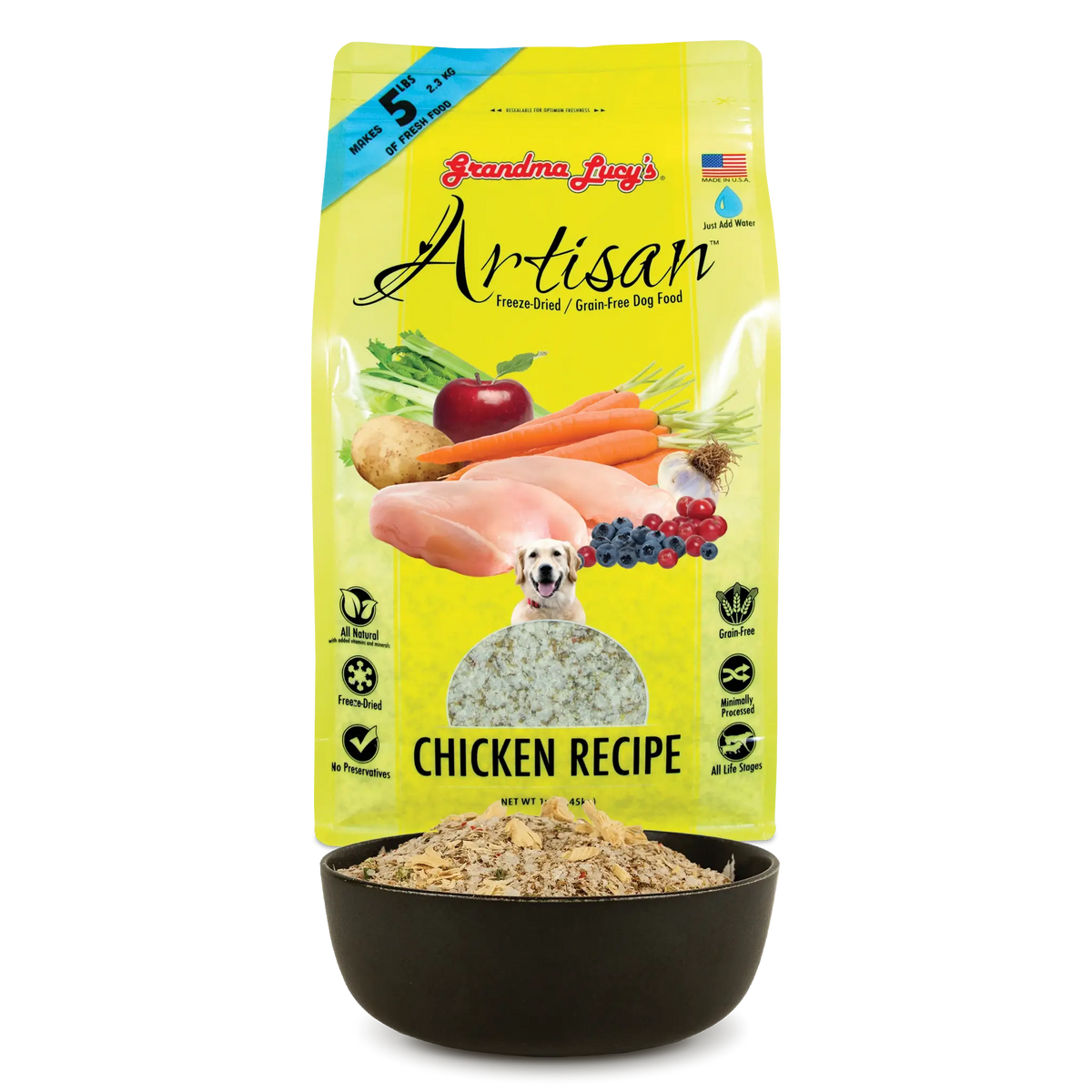 ドッグフード tomoyan 1LB - Artisan Chicken – Grandma Lucy's