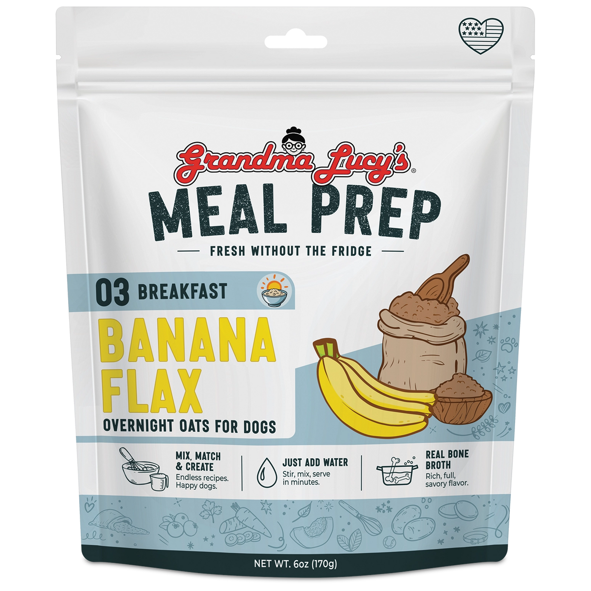 Meal Prep - Banana Flax Overnight Oats