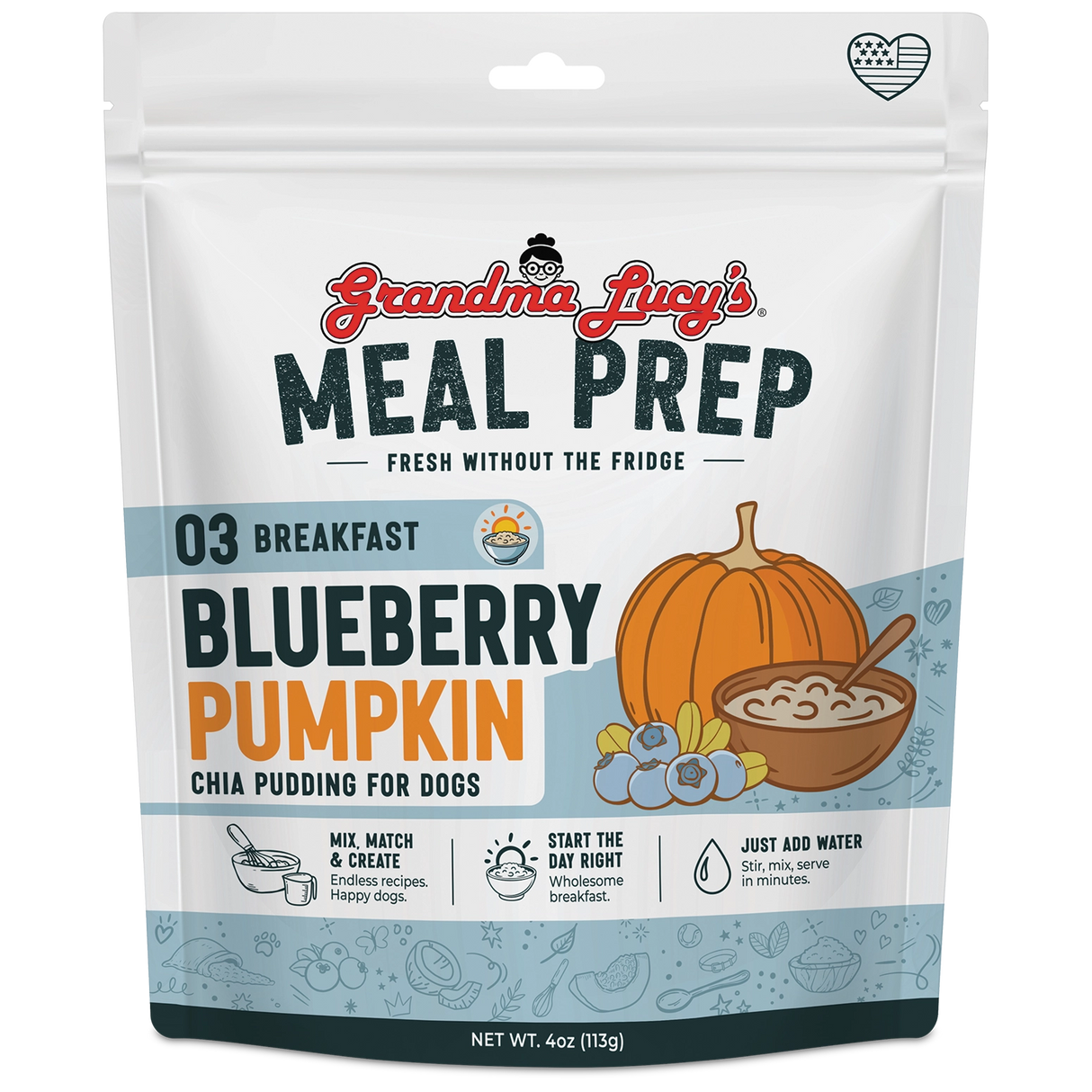 Meal Prep - Blueberry Pumpkin Chia Seed Pudding