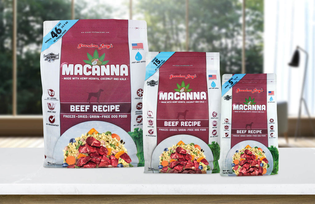 Macanna Beef 1lb, 3lb and 8lb sizes