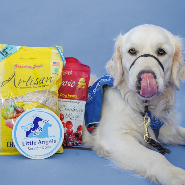 Grandma Lucy’s is Excited to Announce Our Partnership with Little Angels Service Dogs!