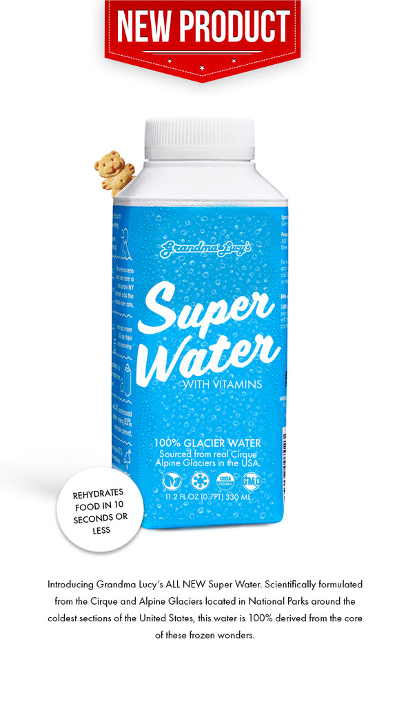 Introducing Grandma Lucy's Super Water!