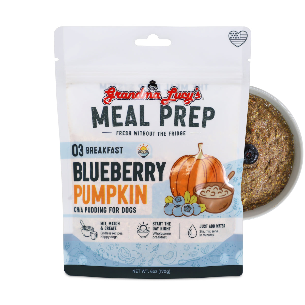 Blueberry Pumpkin Chia Seed Pudding