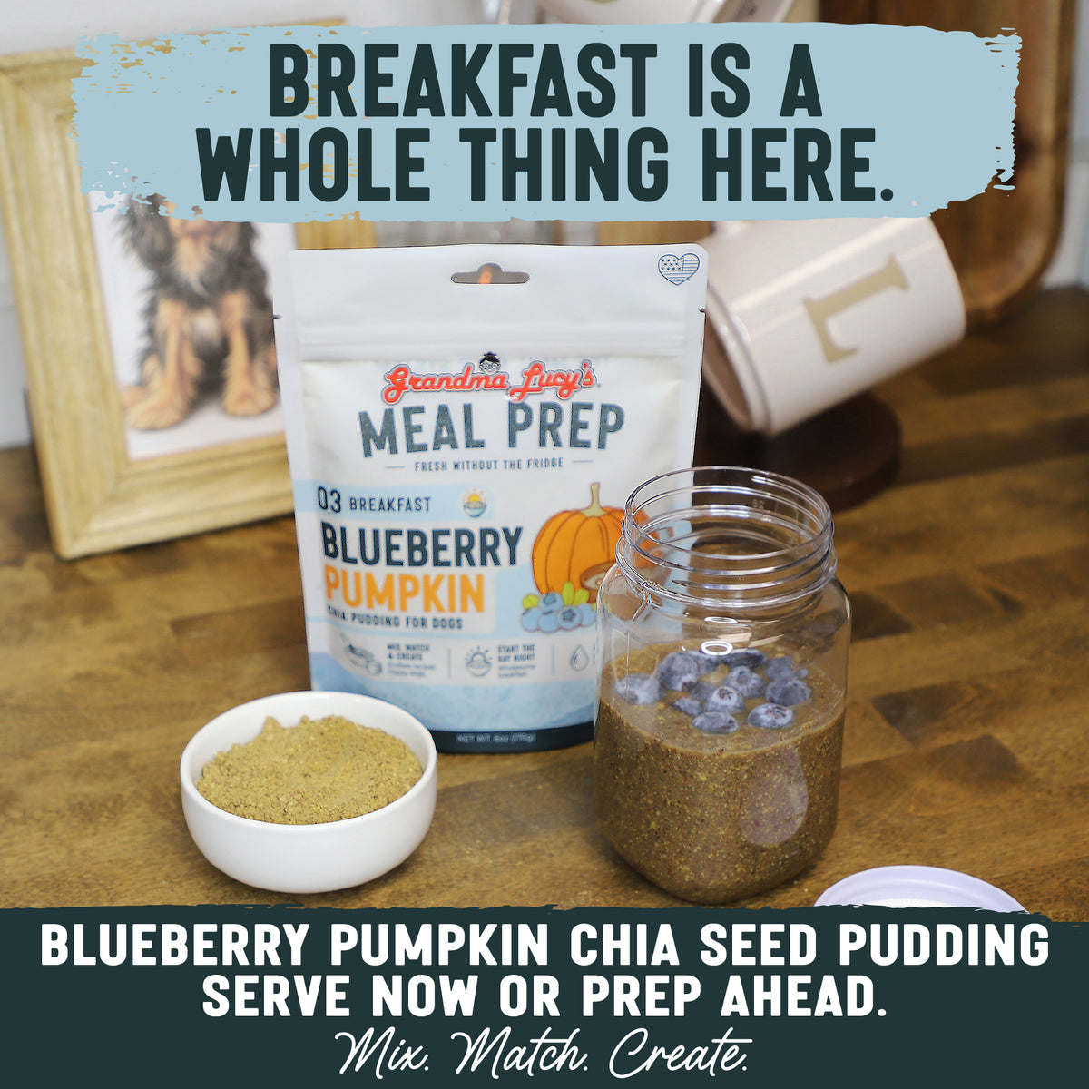 Blueberry Pumpkin Chia Seed Pudding