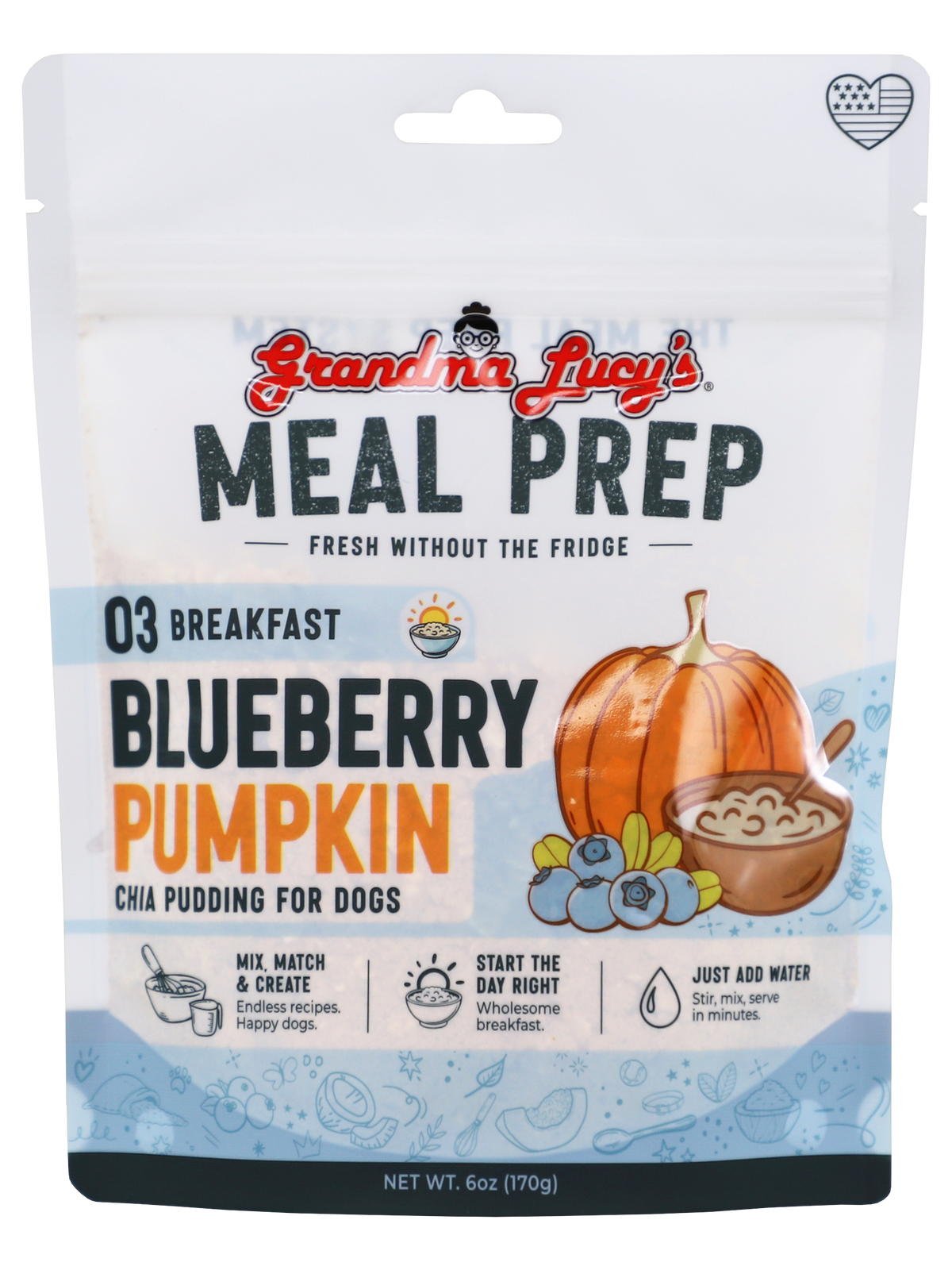 Blueberry Pumpkin Chia Seed Pudding