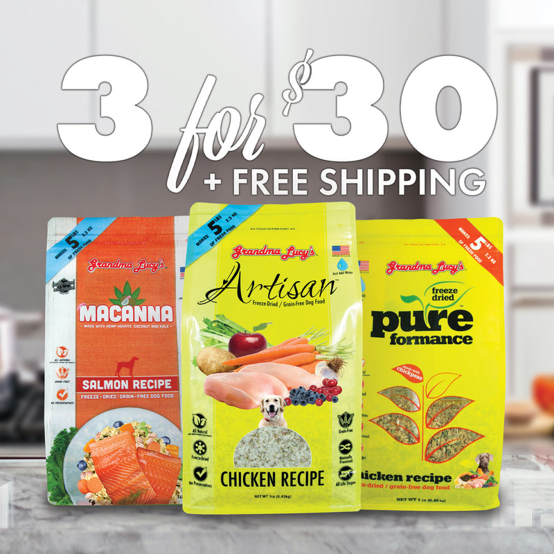 3 For $30 - Chicken & Salmon Package + Free Shipping*