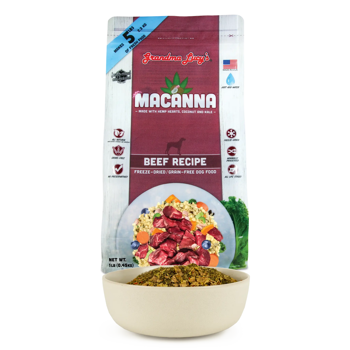 1LB - Macanna Beef – Grandma Lucy's