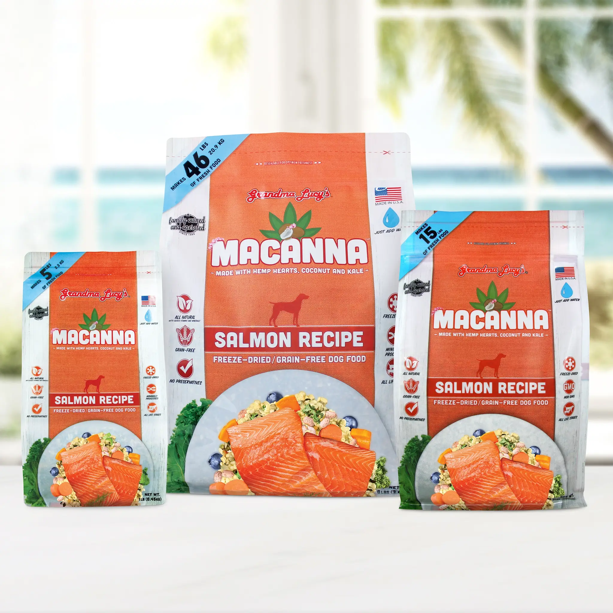 グランマルーシーズ　 マカンナサーモン 最短賞味2026.3.23・グランマルーシーズ 犬用 マカンナ サーモン
