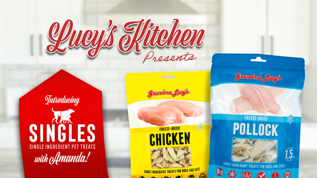 Grandma Lucy's Singles cat and dog treats instructional video.