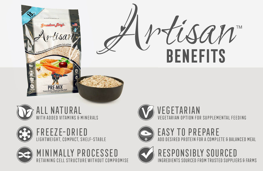 Artisan Benefits: All Natural, Freeze-Dried, Minimally Processed, Vegetarian, Easy To Prepare, Responsibly Sourced Ingredients