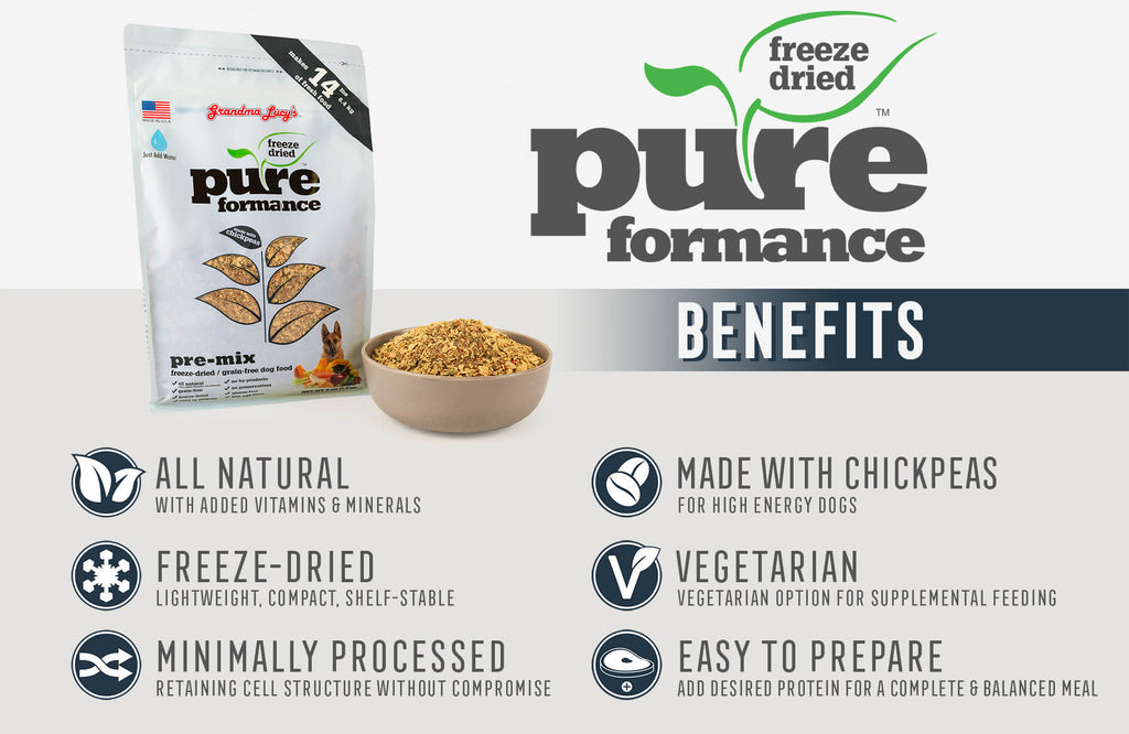 Pureformance Benefits: All Natural, Freeze-Dried, Minimally Processed, Made with Chickpeas, Vegetarian, Easy To Prepare